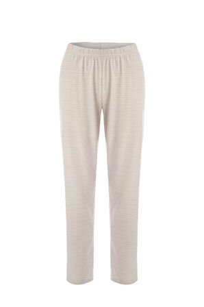 Kadın Uzun Kollu Baskı Detaylı Pijama Takımı