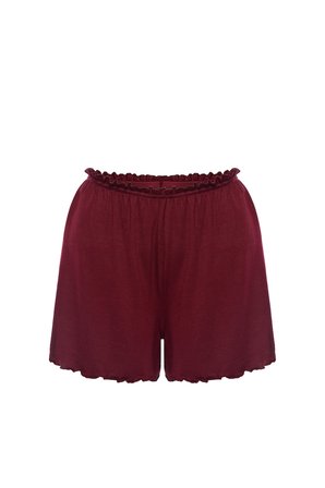 Kadın Viskon Yumuşak Dokulu Dantelli İp Askılı Şortlu Pijama Takımı