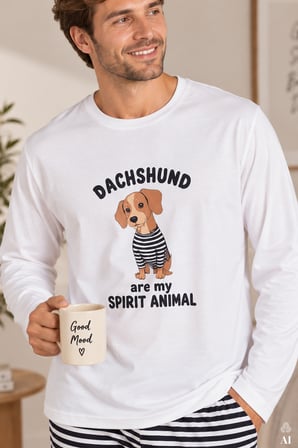 Erkek Pamuklu Çizgili Desenli Cepli Pijama Takımı
