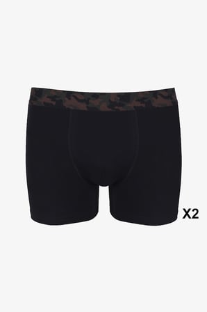 Erkek 4'lü Pamuklu Likralı Boxer