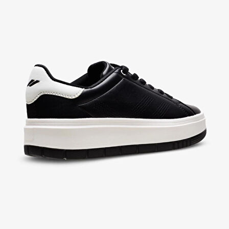 LESCON LOYAL 36-40 SİYAH BEYAZ CASUAL ANATOMİK GÜNLÜK SPOR AYAKKABISI