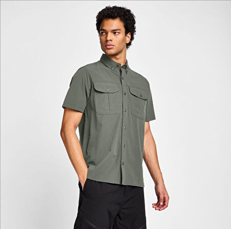 LESCON 25Y-1053 OUTDOOR KISA KOL ERKEK GÖMLEK