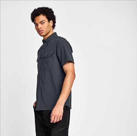 LESCON 25Y-1053 OUTDOOR KISA KOL ERKEK GÖMLEK