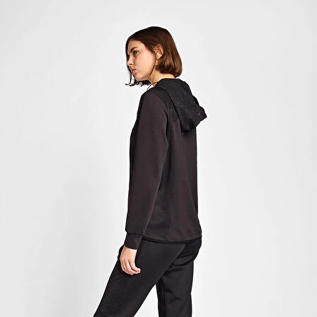 LESCON 25B-2001 Kadın Koşu Fermuarlı Kapüşonlu Üst