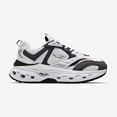 LESCON AXIS FLEX BEYAZ SİYAH COMFORT CASUAL ANATOMİK SPOR AYAKKABISI