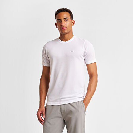 LESCON 25S-1298-25N ERKEK KISA KOL TİŞÖRT BEYAZ