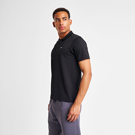 LESCON 25S-1297-25N ERKEK KISA KOL POLO TİŞÖRT SİYAH