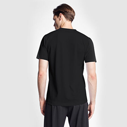 LESCON 25S-1298-25N ERKEK KISA KOL TİŞÖRT SİYAH