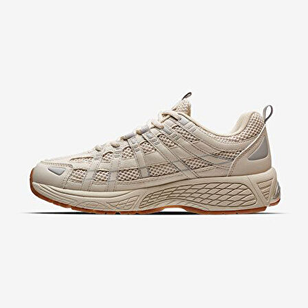 Lescon Pace Runner Unisex Koşu Ve Spor Ayakkabısı Bej