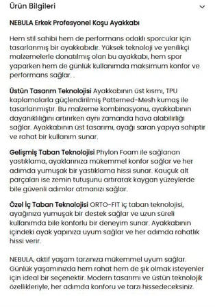 LESCON NEBULA SİYAH KOŞU VE YÜRÜYÜŞ ANATOMİK SPOR AYAKKABISI