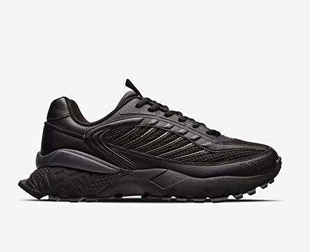 LESCON STELLAR SİYAH COMFORT ANATOMİK UNİSEX SPOR AYAKKABISI