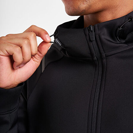 Lescon Lescon 25n-1163 Fermuarlı Kapşonlu Üst Erkek Sıyah 25ntes001163-633