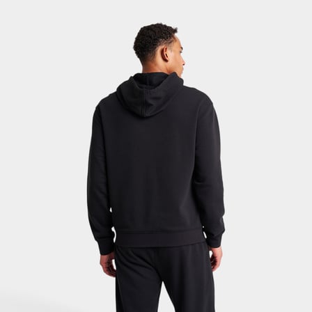 Lescon 26S-1263-26N Kapüşonlu Fermuarlı Siyah Düz Uzun Kollu Erkek Sweatshirt