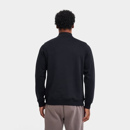 Lescon 26S-1270-26N Yarım Fermuarlı Sweatshirt Siyah S Beden