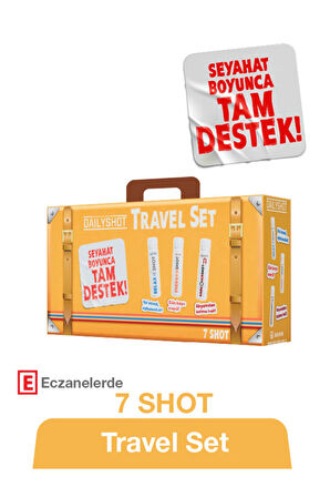 HANGOVERSHOT Travel Set Seyahat Kiti, Seyahat Boyunca Tam Destek