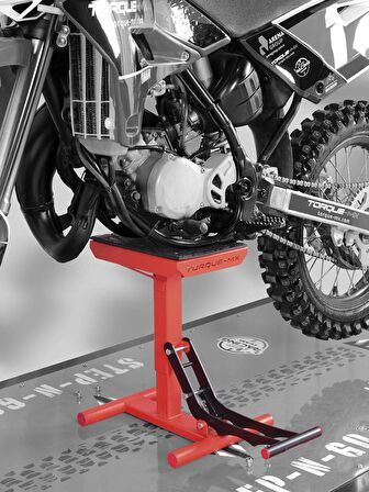 Torque-MX Motosiklet Kaldırma Sehpası HS3 Kırmızı