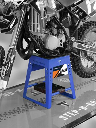 Torque-MX Sabit Motosiklet Sehpası SS1 Lacivert