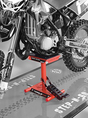 Torque-MX Motosiklet Kaldırma Sehpası HS4 Kırmızı