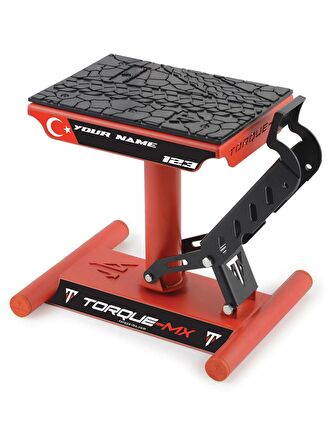 Torque-MX Motosiklet Kaldırma Sehpası HS4 Kırmızı