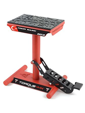 Torque-MX Motosiklet Kaldırma Sehpası HS4 Kırmızı