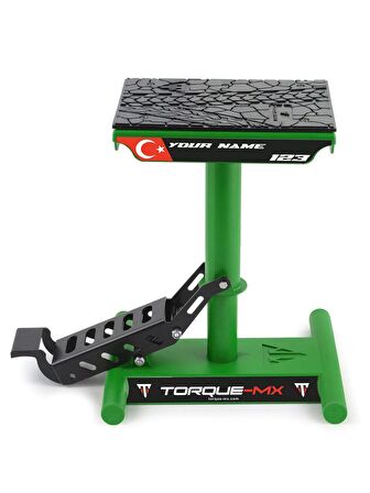 Torque-MX Motosiklet Kaldırma Sehpası HS4 Yeşil