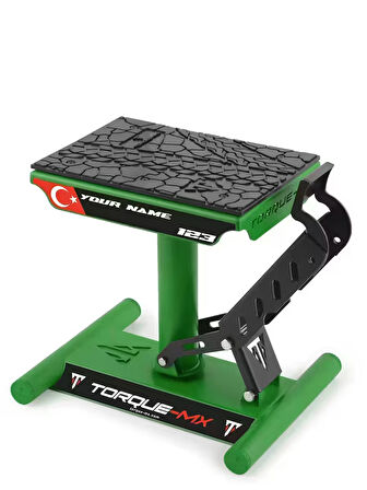 Torque-MX Motosiklet Kaldırma Sehpası HS4 Yeşil