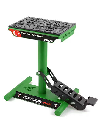Torque-MX Motosiklet Kaldırma Sehpası HS4 Yeşil