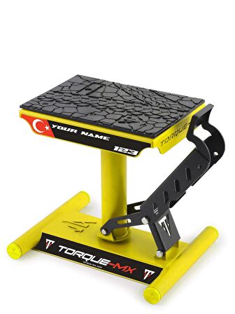 Torque-MX Motosiklet Kaldırma Sehpası HS4 Sarı