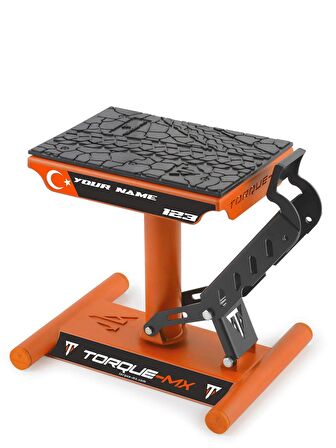 Torque-MX Motosiklet Kaldırma Sehpası HS4 Turuncu