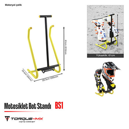 Torque-MX Motosiklet Bot Standı BS1 Sarı
