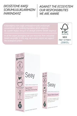Pembe Kuvars Face Roller Ve Kalp Gua Sha Yüz Masaj Aleti Seti Değerli Doğaltaş Sertifikalı