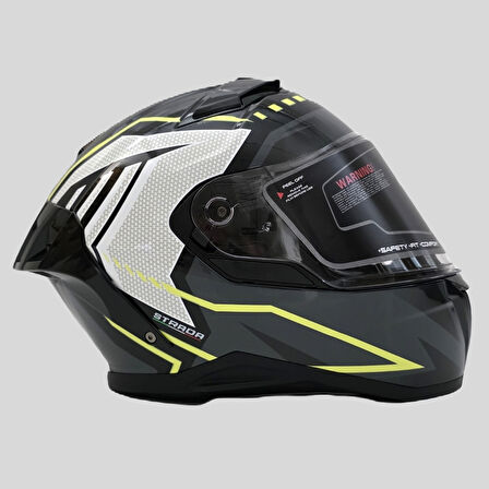 Arwic Pro Model Kapalı (Full Face) Motosiklet Kaskı – AR939