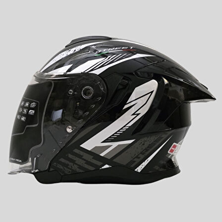 Arwic Street Model Yarım Motosiklet Kaskı – AR836