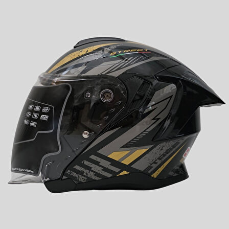 Arwic Street Model Yarım Motosiklet Kaskı – AR836