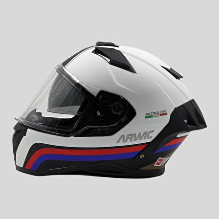 Arwic Retroline Full Face Motosiklet Kaskı - AR939 - ECE-R 22.06