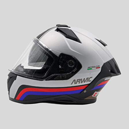 Arwic Retroline Full Face Motosiklet Kaskı - AR939 - ECE-R 22.06