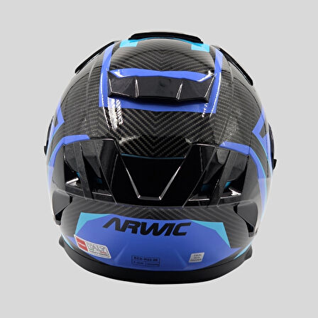 Arwic Carboneyte Full Face Motosiklet Kaskı - AR939 - ECE-R 22.06