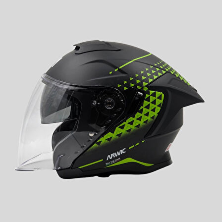 Arwic Skystar Yarım Kask Motosiklet Kaskı - AR836 - ECE-R 22.06