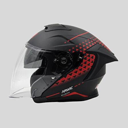 Arwic Skystar Yarım Kask Motosiklet Kaskı - AR836 - ECE-R 22.06