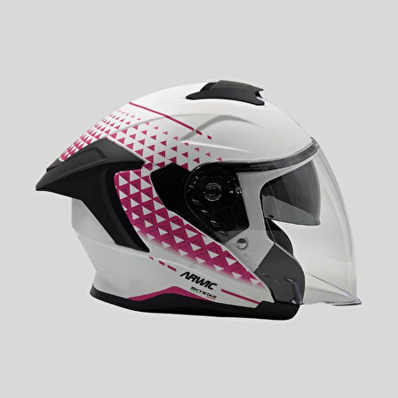 Arwic Skystar Yarım Kask Motosiklet Kaskı - AR836 - ECE-R 22.06