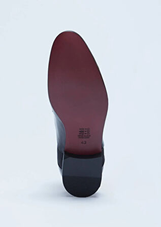 Siyah Rugan Klasik Smokin Ayakkabı