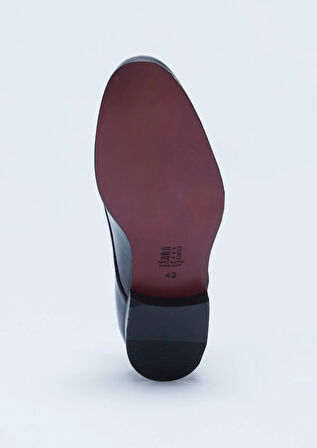 Siyah Rugan Klasik Smokin Ayakkabı