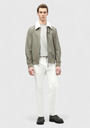 Vizon Regular Fit Casual Deri Deri Mont