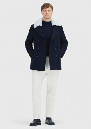 Lacivert Regular Fit Casual Dokuma Kaban