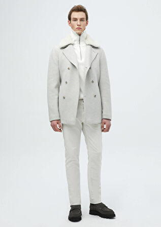 Ekru Regular Fit Casual Dokuma Kaban