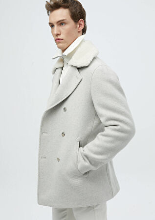 Ekru Regular Fit Casual Dokuma Kaban