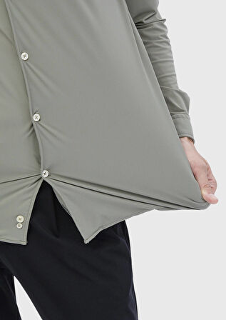 Açık Yeşil Düz Casual Fit Casual Gömlek