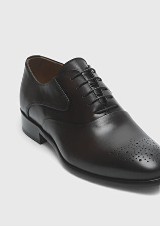 Kahverengi Deri Klasik Ayakkabı