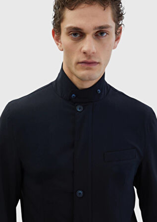 Lacivert Regular Fit Spor Ceket