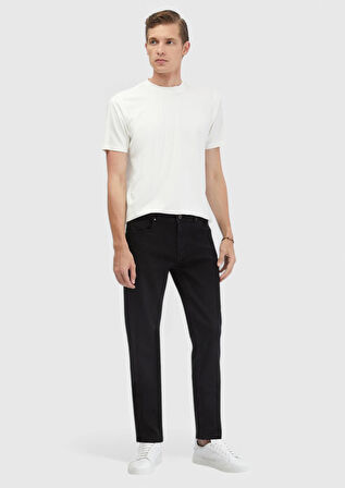 Ekru Bisiklet Yaka T-Shirt